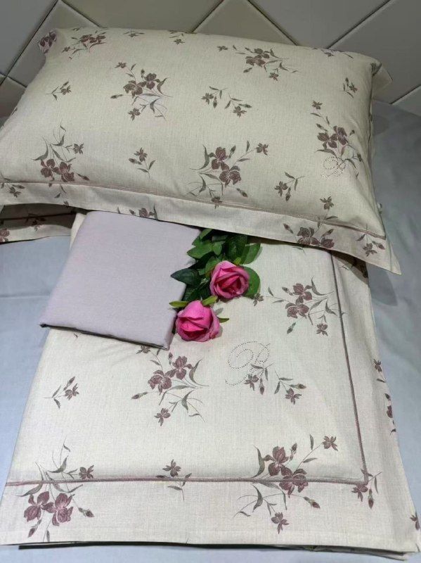 Комплект с одеялом — хлопок с льном, Евро