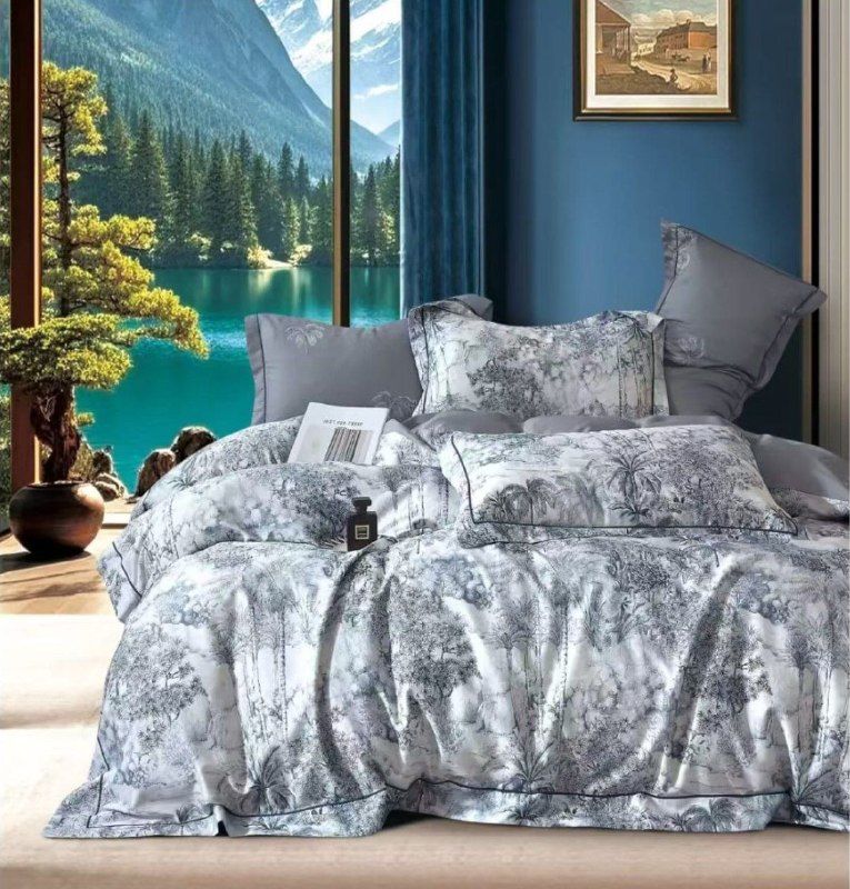 Комплект с одеялом Blumarine — сатин люкс, Евро